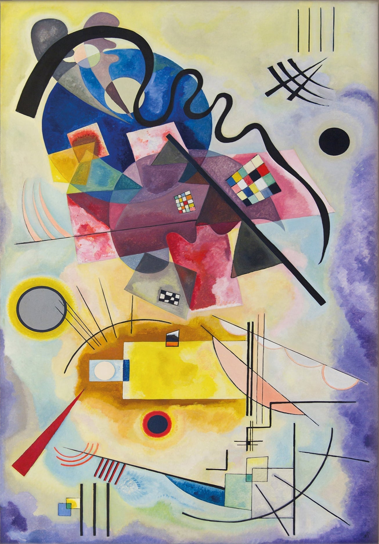 Yellow Red Blue 1925/カンディンスキー/アートポスター Yellow Red Blue (1925) by Wassily Kandinsky Fine Art Print
