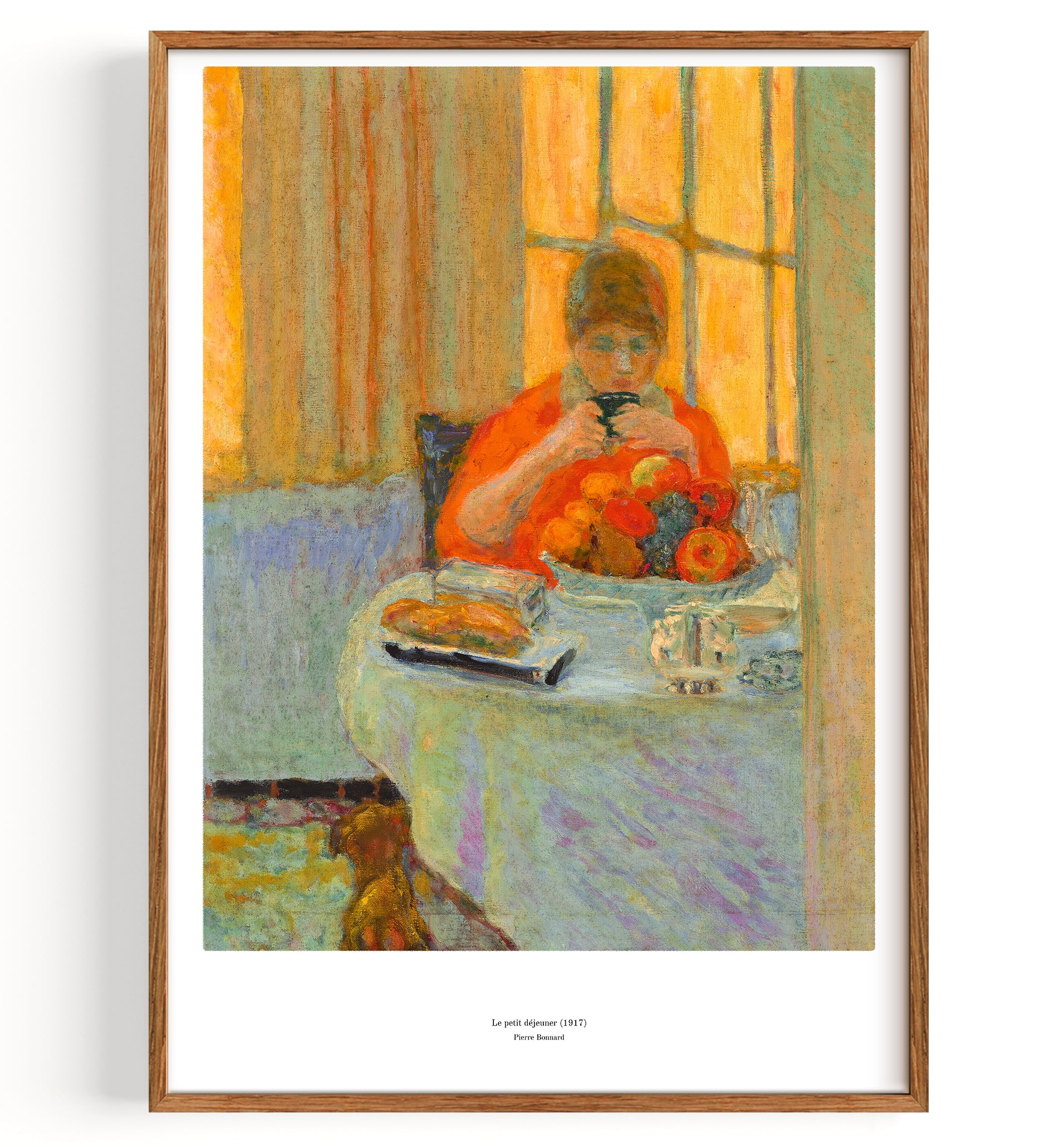 Le petit déjeuner (1917) by Pierre Bonnard Fine Art Print, Art