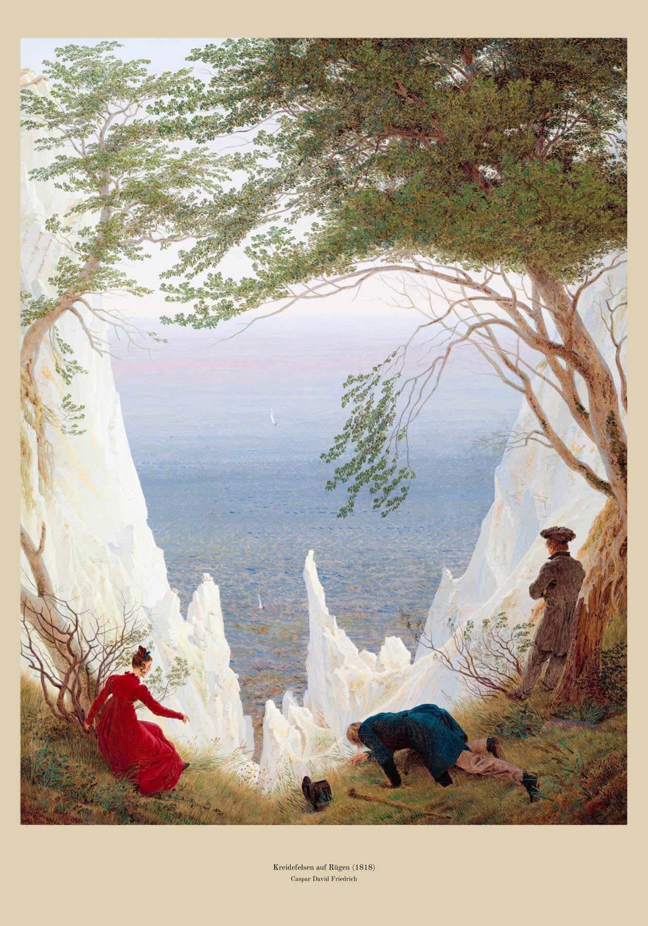 Kritklippor på Rügen (1818)