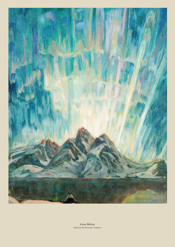 Studio sulle aurore boreali in Norvegia (senza data)