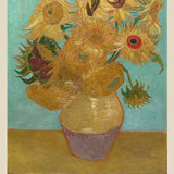 Tre solsikker i en vase (1888)