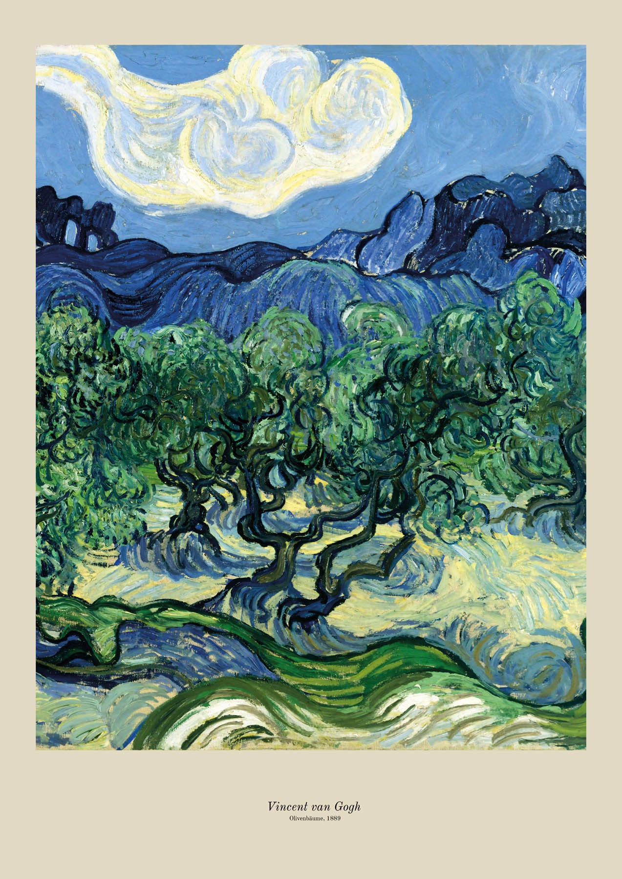 Oliviers aux Alpilles (1889)