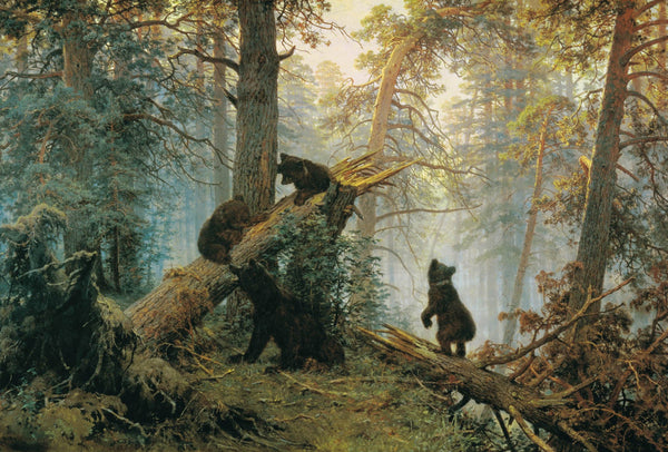 Morgen in einem Kiefernwald (1889)