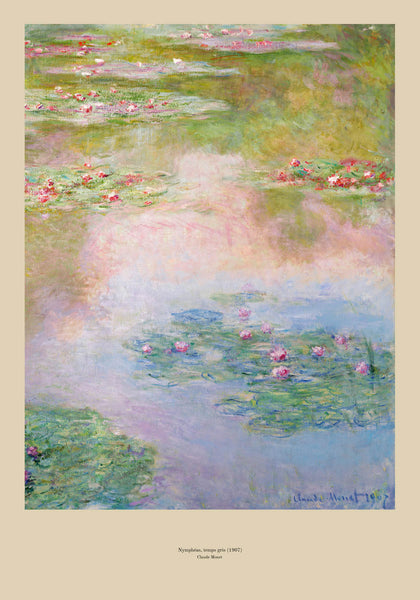 Nymphéas (1907) by Claude Monet Fine Art Print, Art Print, Poster