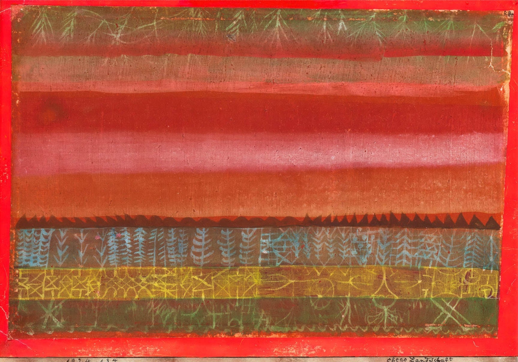 Eben landskap (Flat Landscape) (1924)