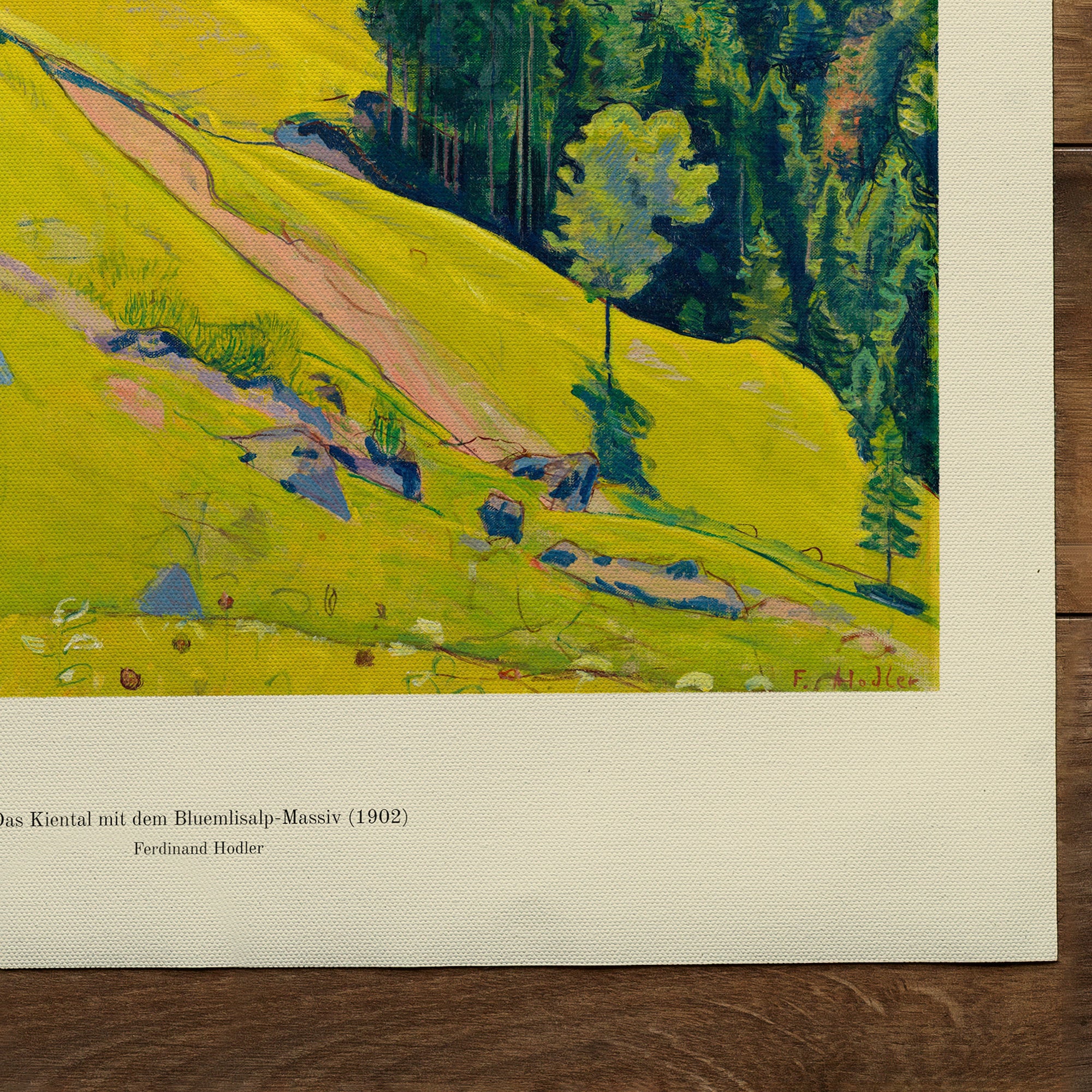 La valle di Kien con il Bluemlisalp (1902)