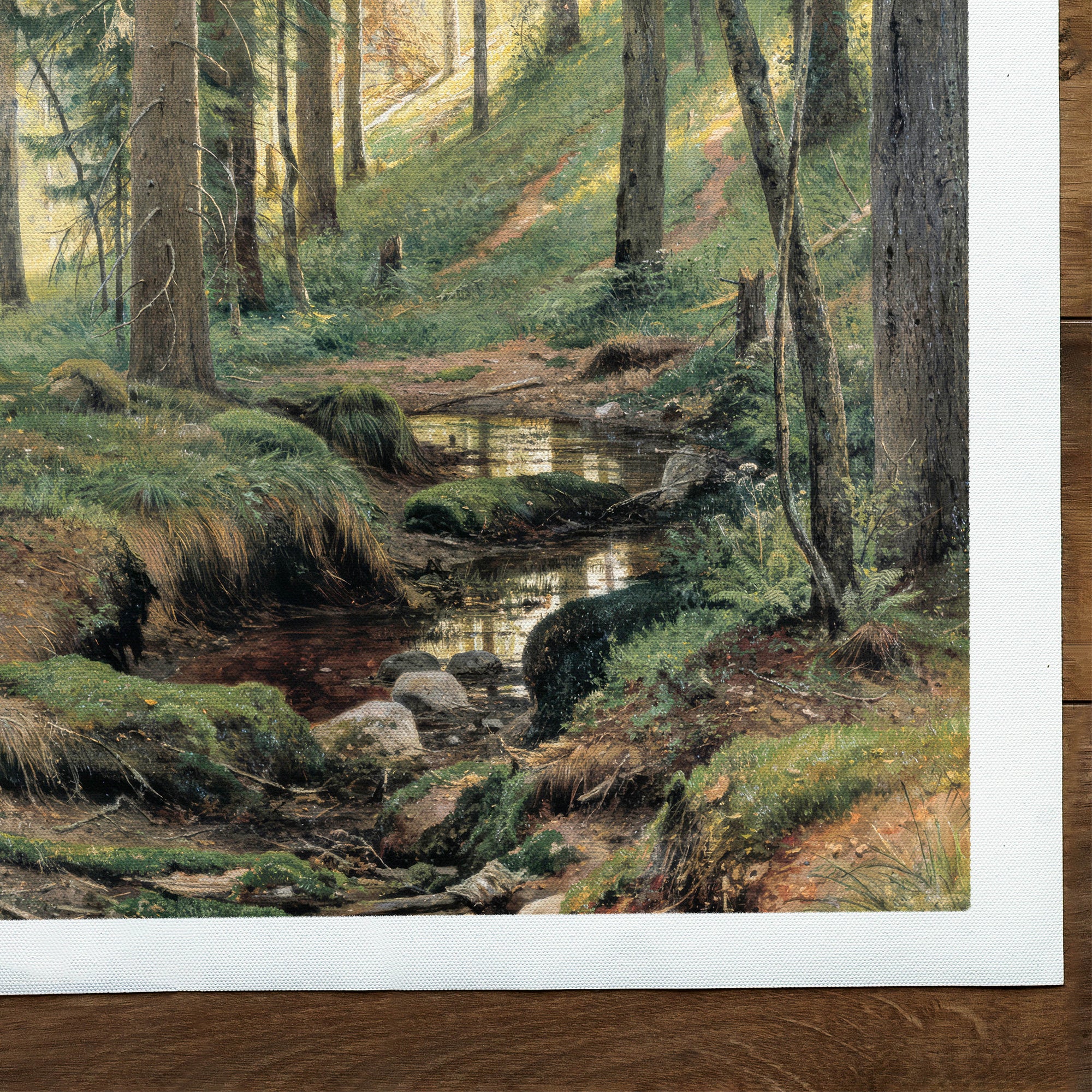 Stream in the Forest (on the hillside) (1880)