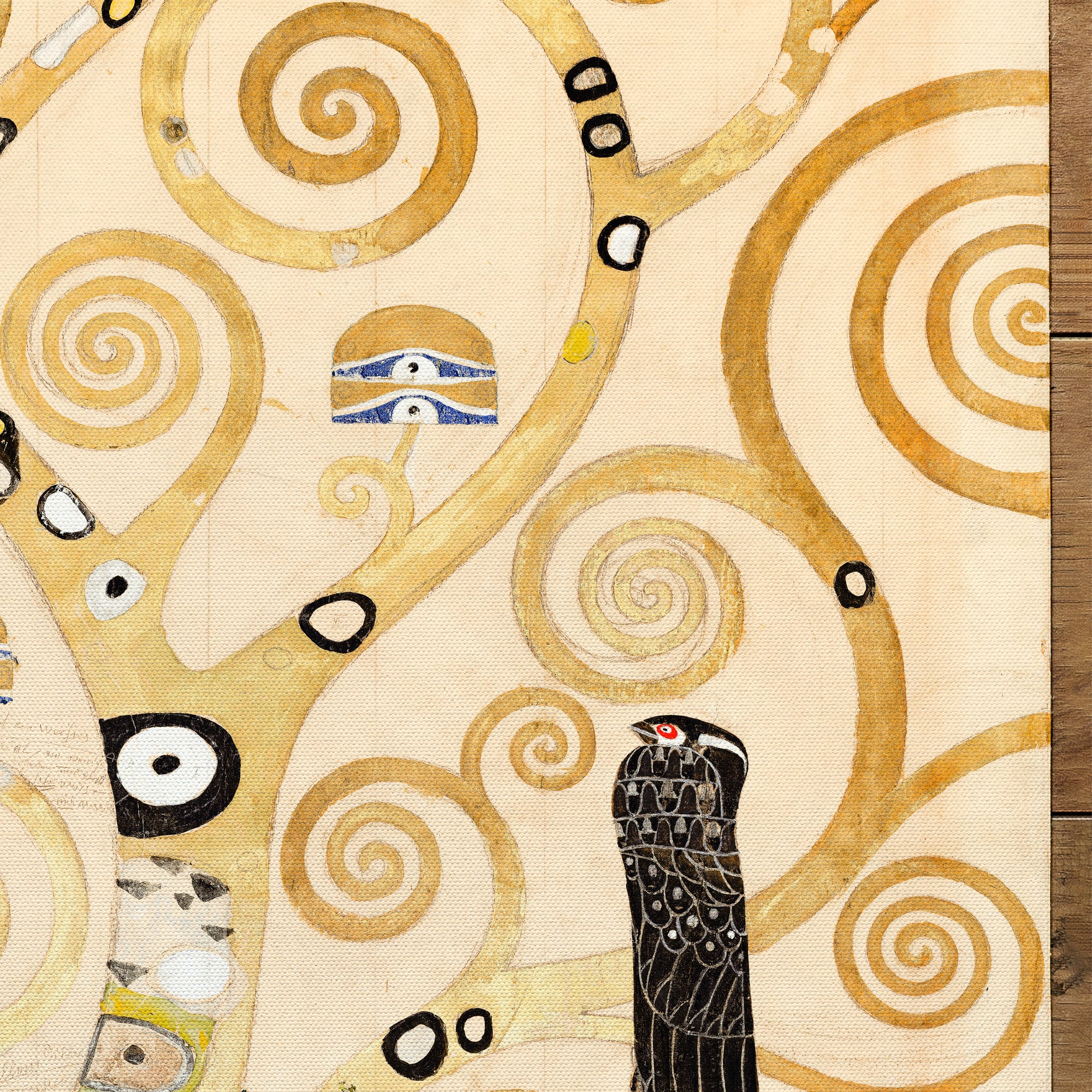 Teil des Lebensbaums, Mosaikfrieses für den Speisesaal des Palais Stoclet in Brüssel Teil 8