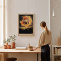 Tableau Toile 'The Ancient Of Days' William Blake - 60x90cm, Impression UV, Décoration Murale Vintage - Sans Cadre - 1
