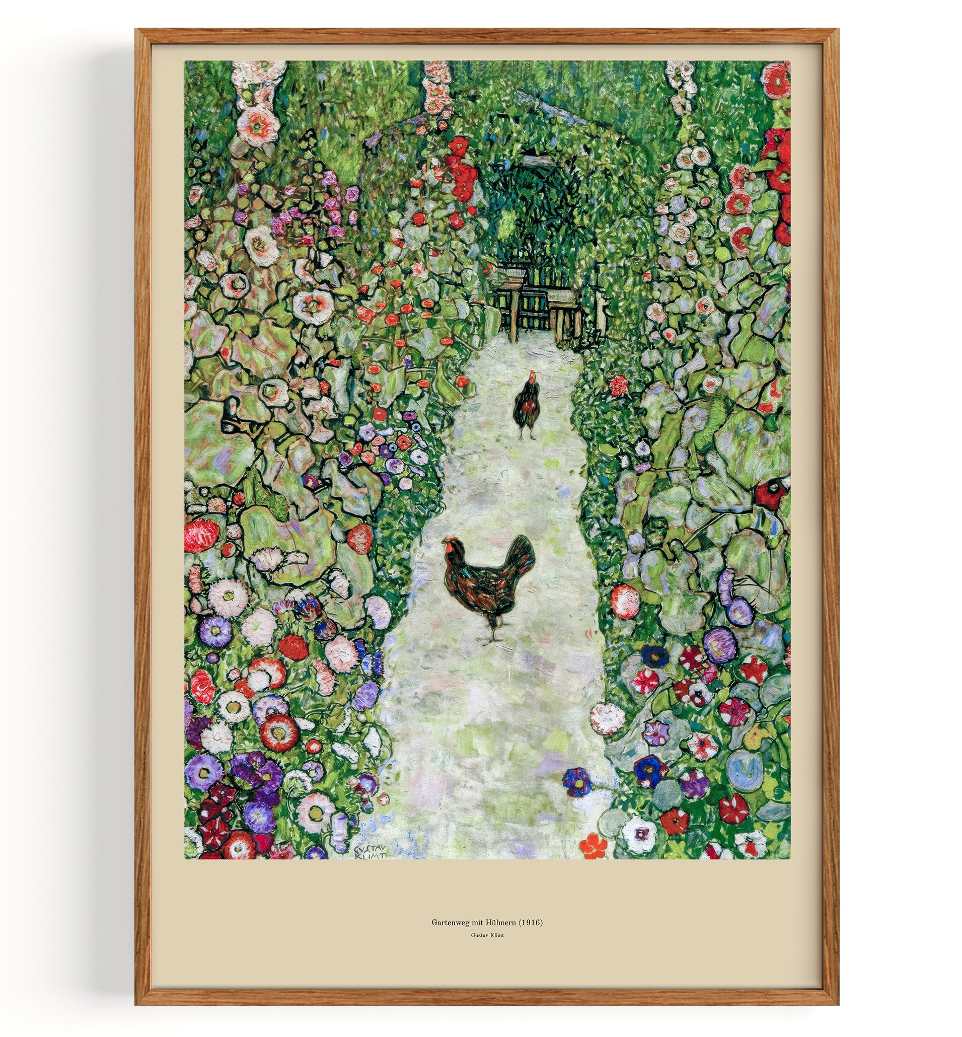 Gartenweg con galline (1916)