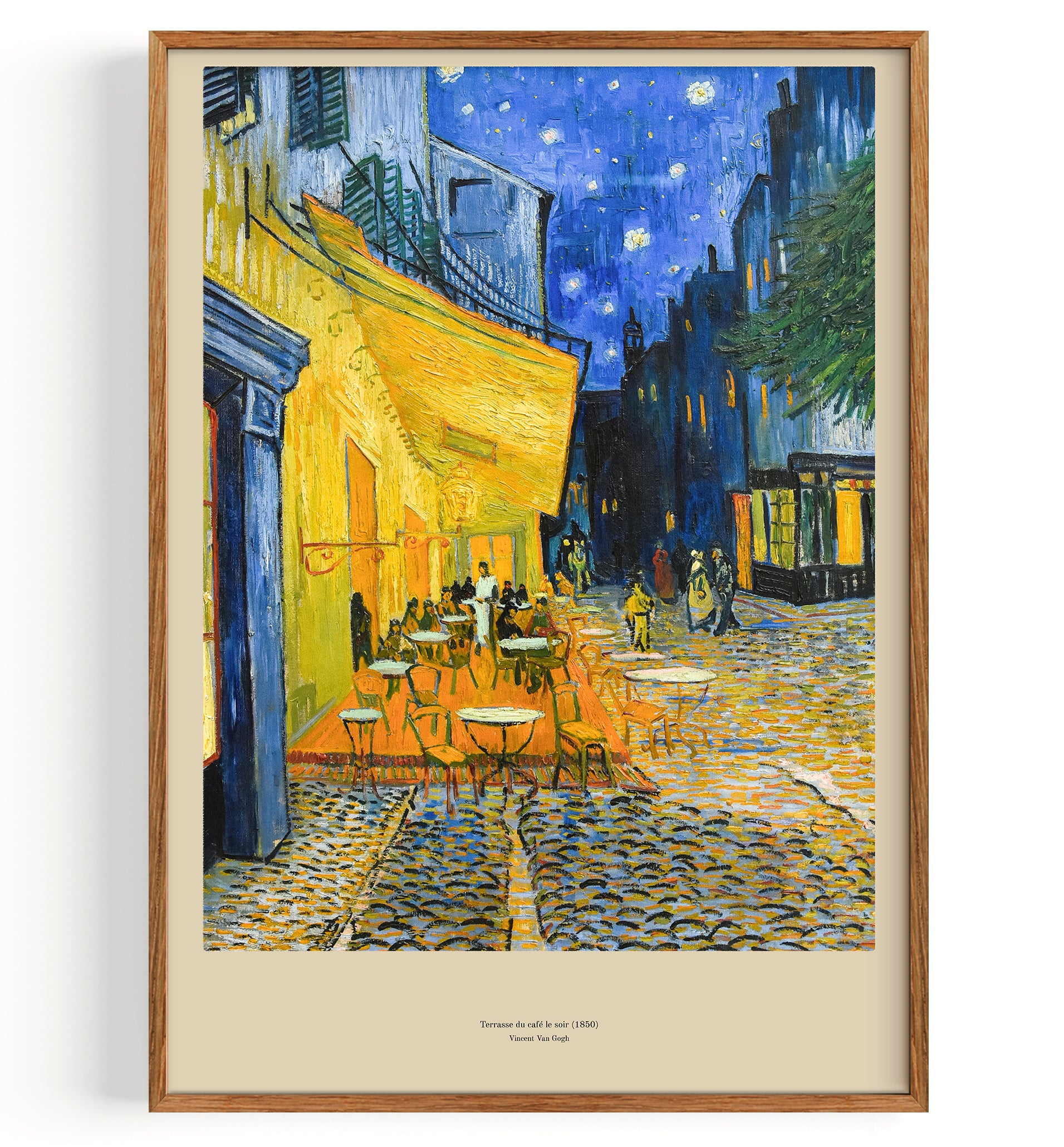 Café terrace in the evening / Terrasse du cafe le soir (1888)