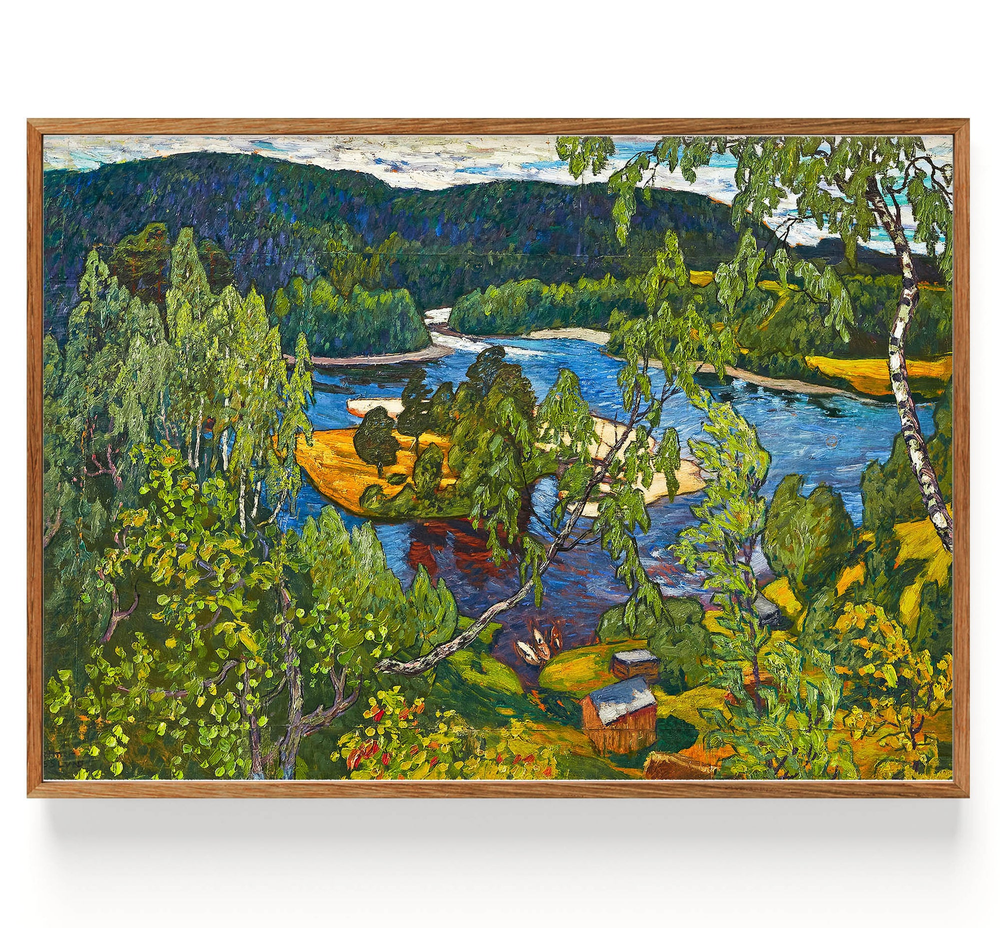 Paisaje de verano, Ramsele (1915-1916)
