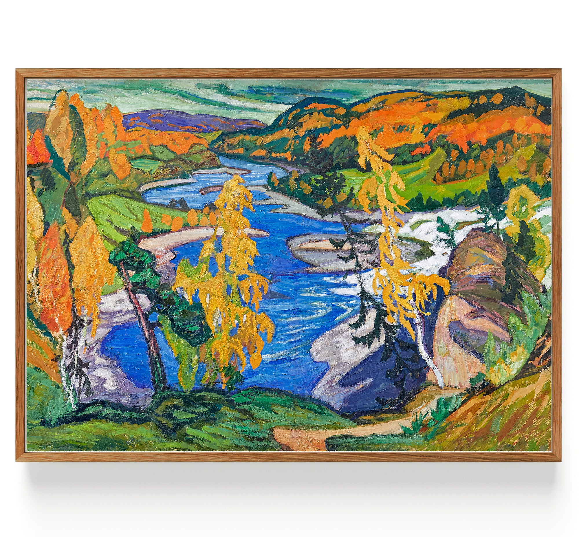 Ångermanälven hacia Näsåker (1925)