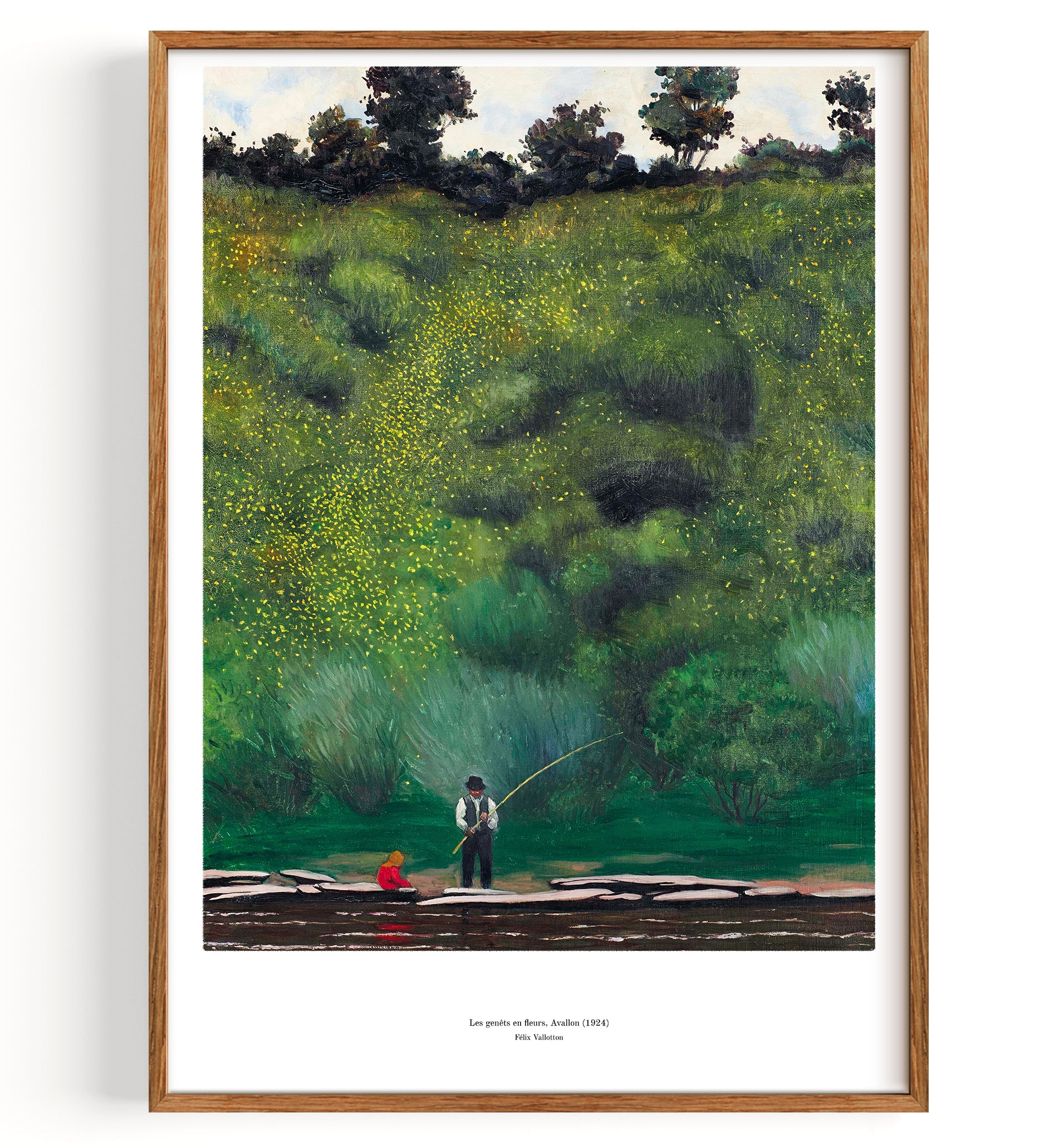 Les genêts en fleurs, Avallon (1924)