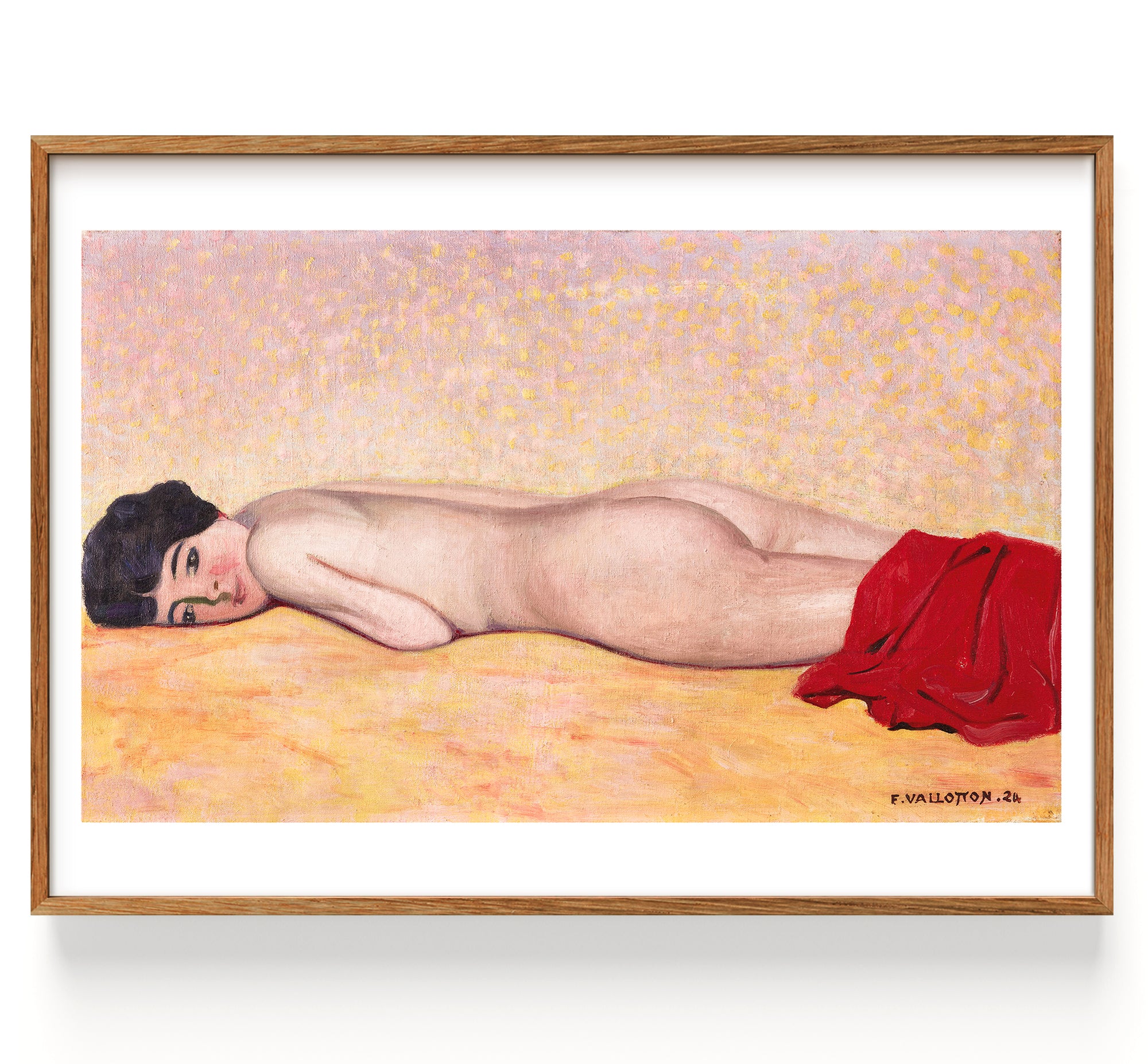 Nu à plat ventre sur le sable (1924)