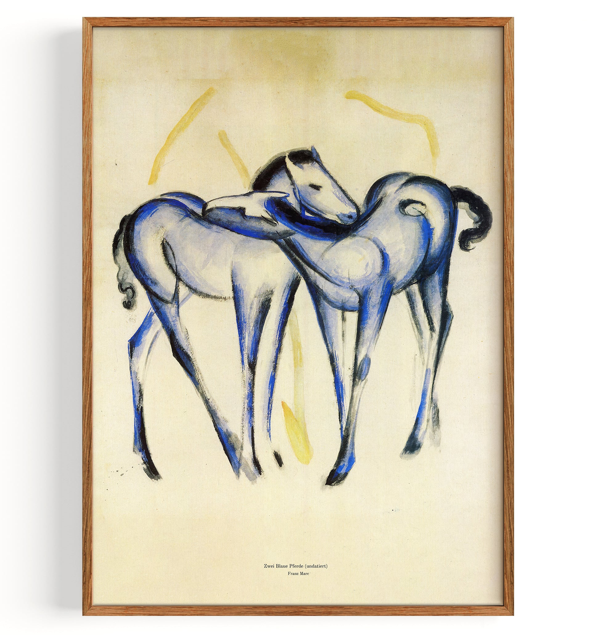 Deux chevaux bleus (sans date)