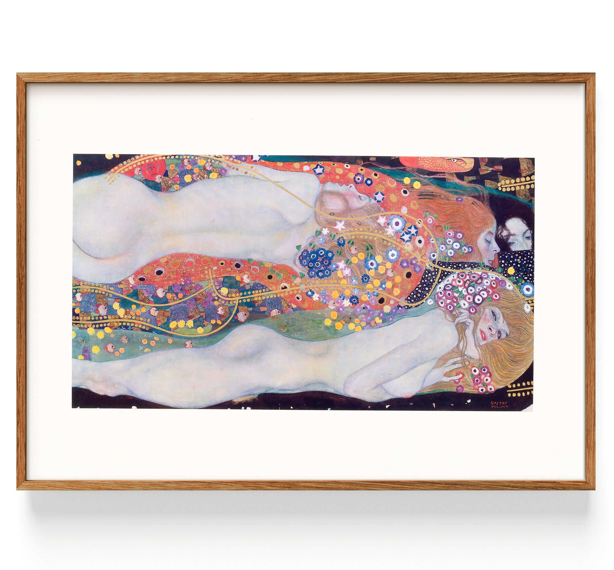 Water Snakes after Gustav Klimt, Plate 39 (1918)