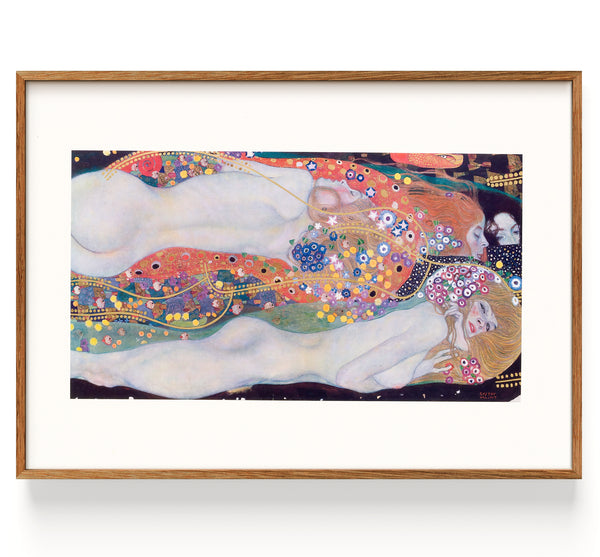 Serpents d'eau d'après Gustav Klimt, planche 39 (1918)