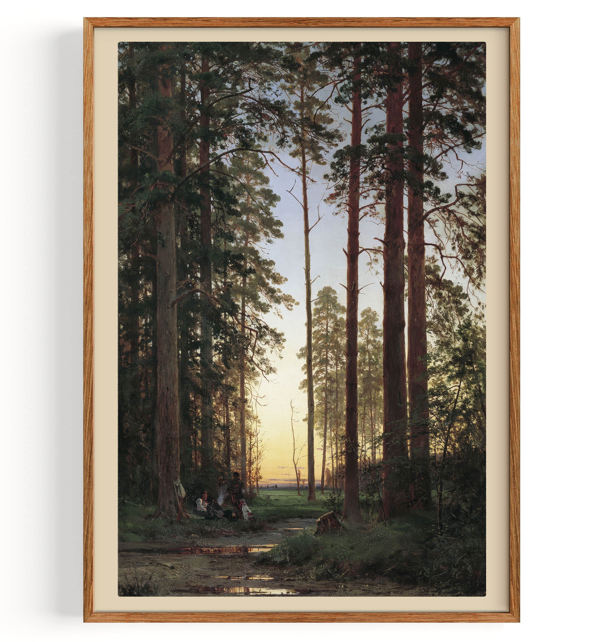 The edge of the forest (1879) by Ivan Ivanovich Shishkin Fine Art