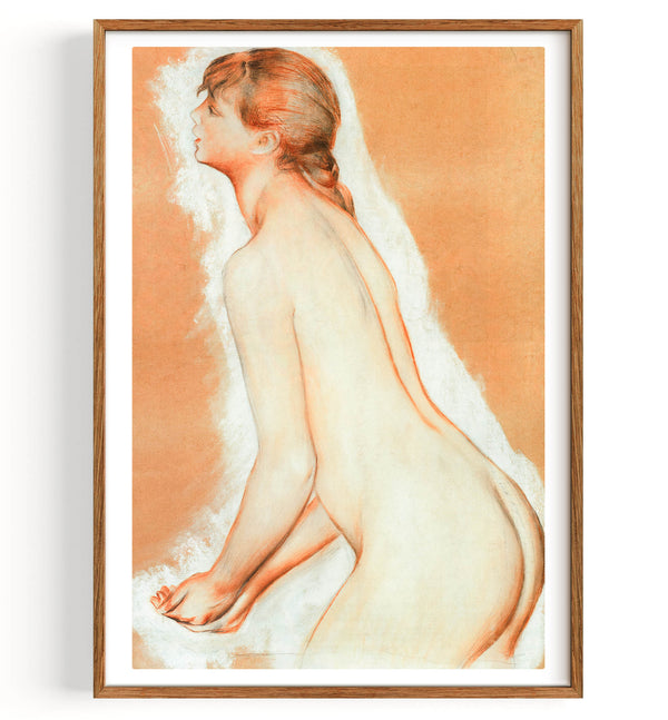 Étude de figure éclaboussante pour les grandes baigneuses (1887)