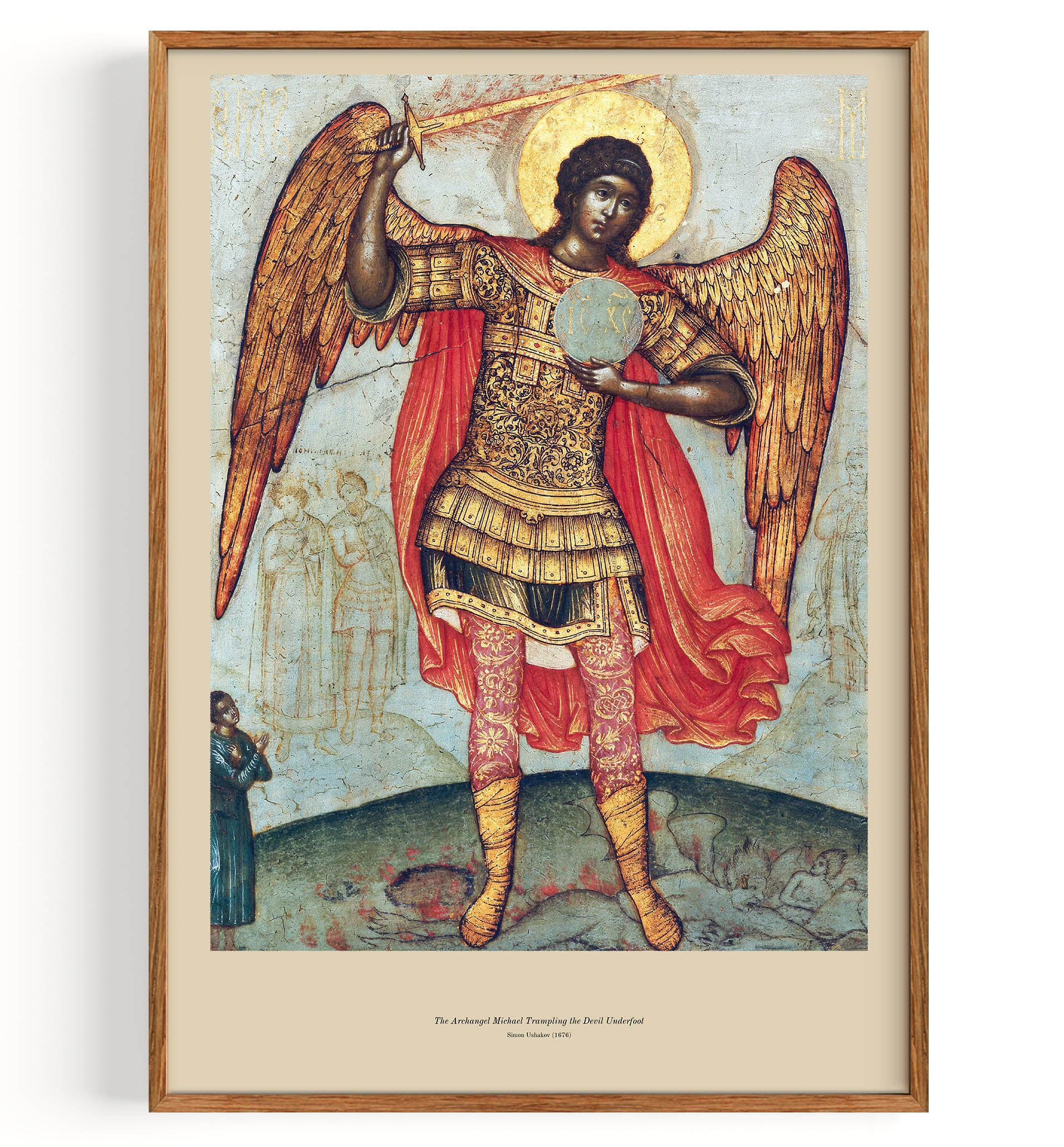 Archangel Michael, Trampling the Devil (1676)