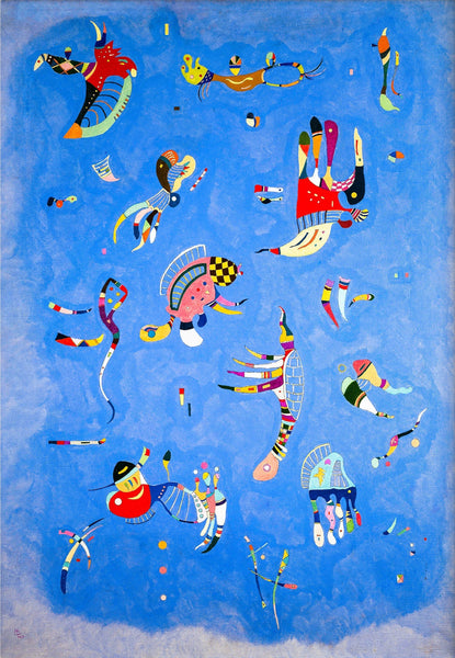 Sky Blue (1940) by Wassily Kandinsky Fine Art Print, Art Print