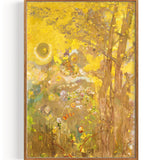 Arbres sur fond jaune (1901)