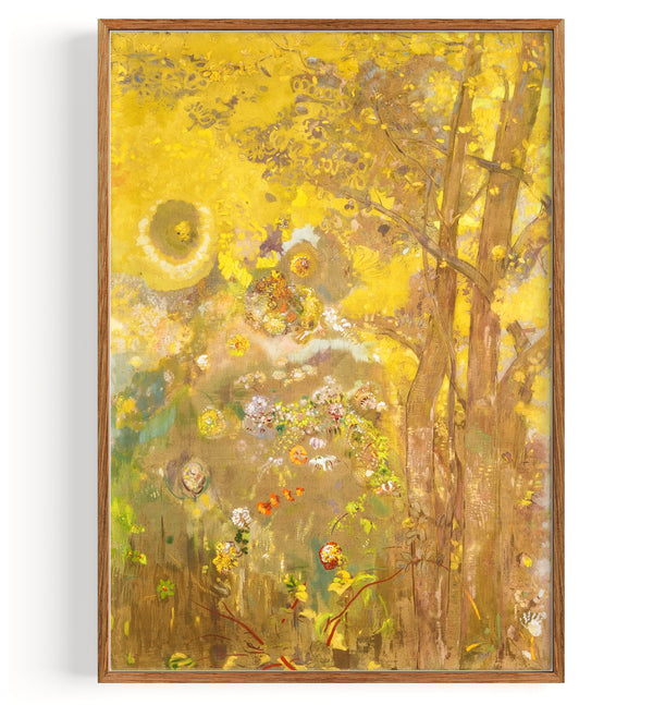 Arbres sur fond jaune (1901)