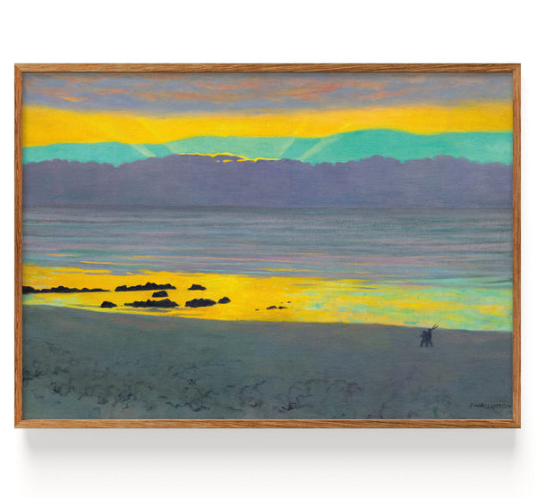 Gele en groene zonsondergang (1911)