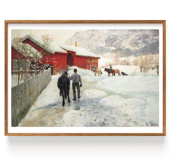 Transporteurs de bois rentrant chez eux (1847-1906)