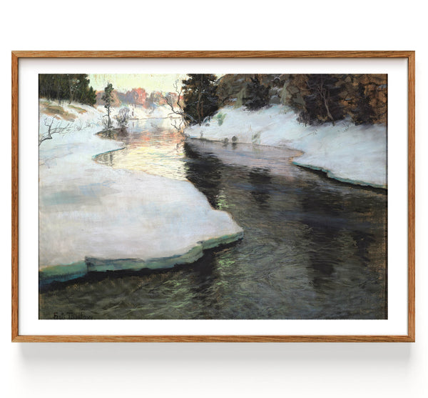 Ruisseau de montagne, hiver (1898)