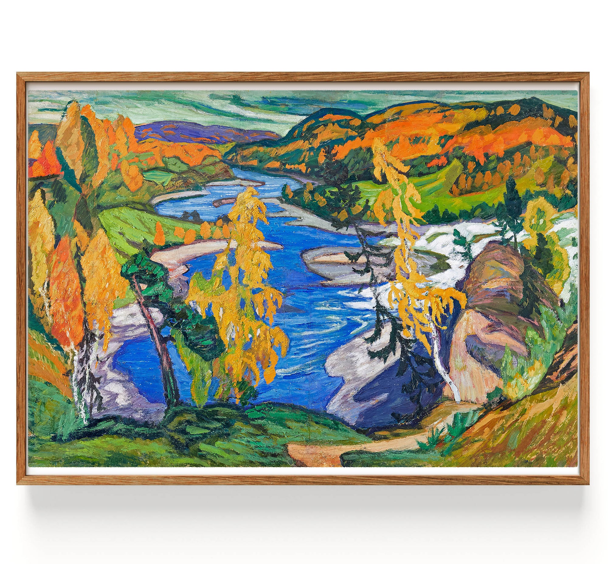 Angermanälven mot Näsåker (1925)