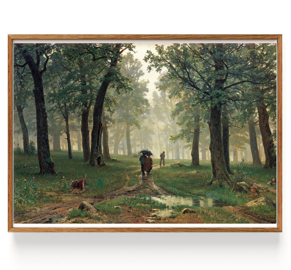Pluie dans la forêt de chênes (1832-1898)