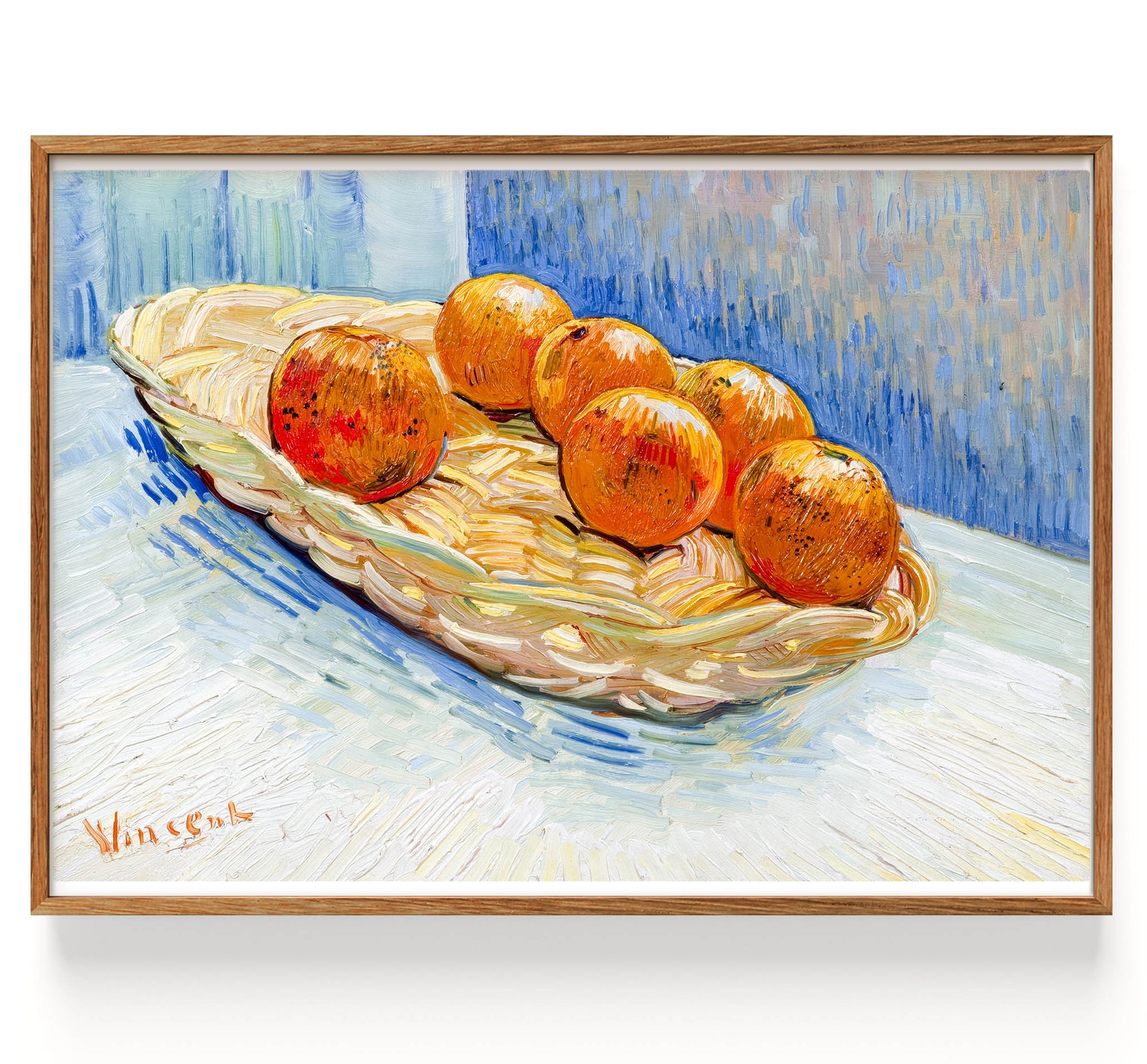 Still Life with Basket with Oranges Arles (1888)