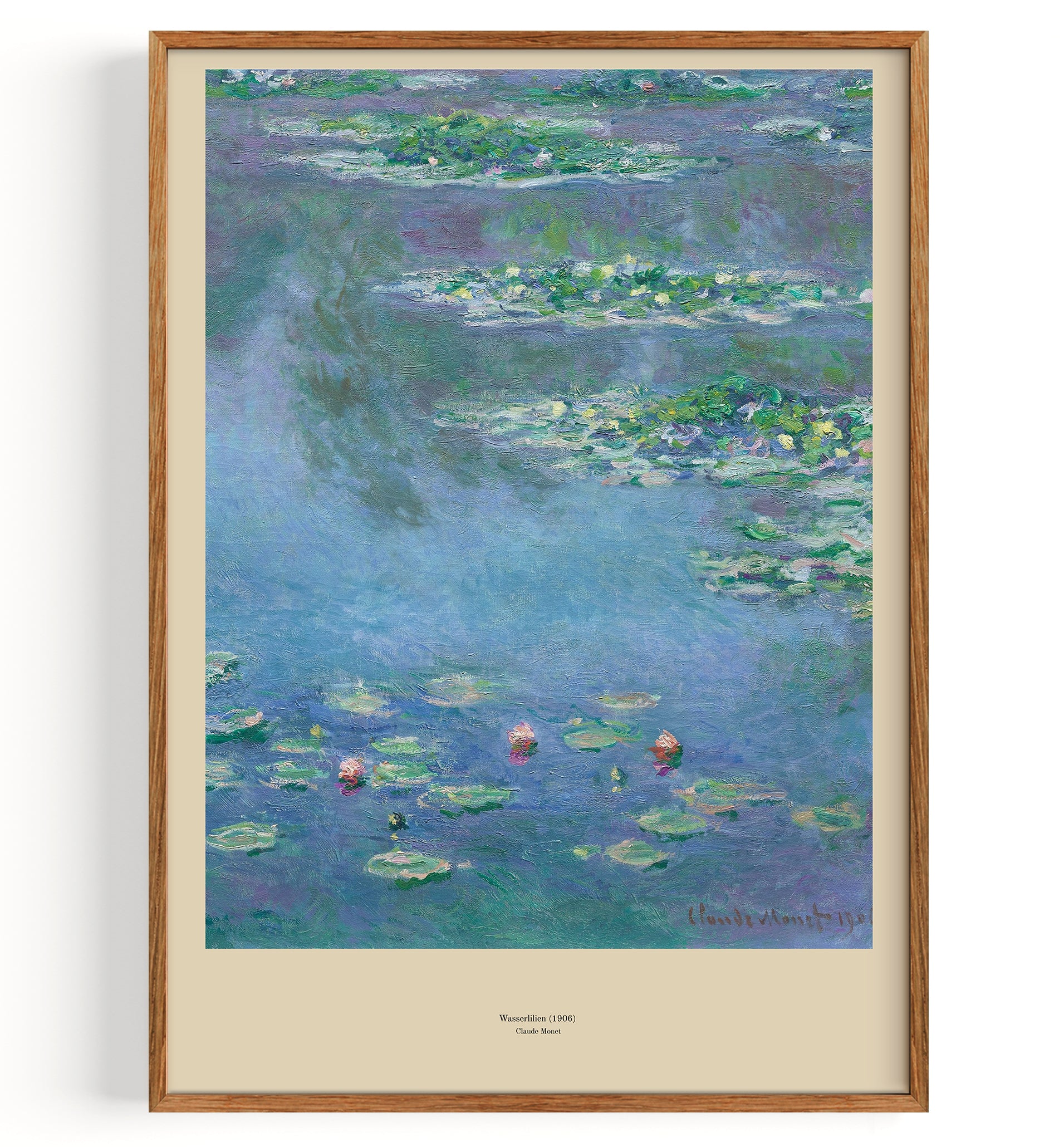 Water Lilies (1890) by Claude Monet Fine Art Print, Art Print