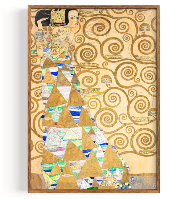 Die Erwartung (Tänzerin), Mosaikfrieses für den Speisesaal des Palais Stoclet in Brüssel Teil 2 (1910-1911)