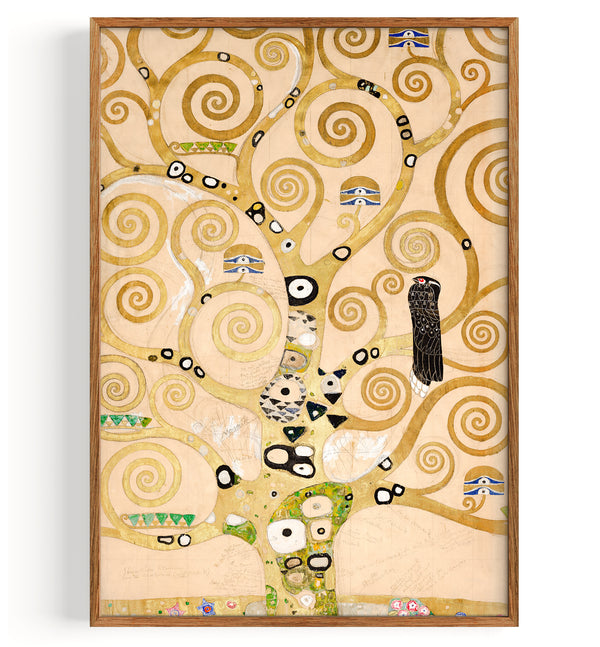 Teil des Lebensbaums, Mosaikfrieses für den Speisesaal des Palais Stoclet in Brüssel Teil 8